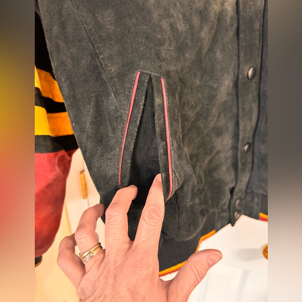 Washington Redskins Leather Vintage Medium NFL G-III NFL Bomber - Picture 9 of 16